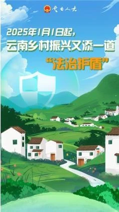 漫画丨今日起，云南乡村振兴又添一道“法治护盾”