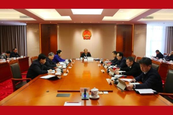 省人大常委会党组召开扩大会议