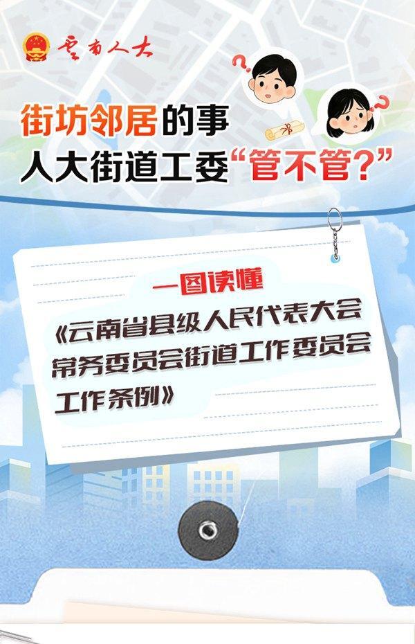 图解 | 《云南省县级人民代表大会常务委员会街道工作委员会工作条例》
